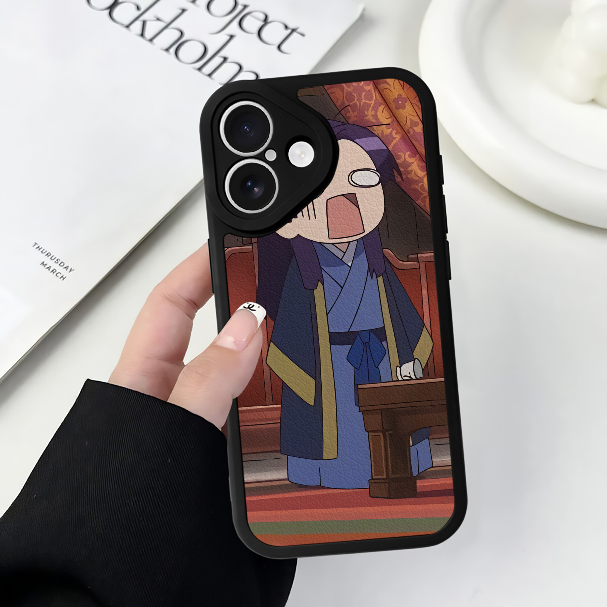薬屋のひとりごと The Apothecary Diaries 【iPhone 16シリーズ対応】シリコンスマホケース（レザー調） 材質：シリコン